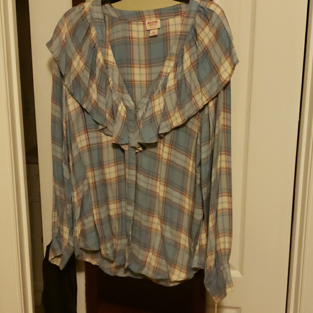Plaid blouse